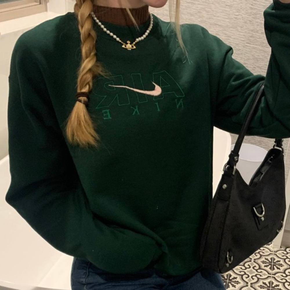Green “Air Nike” crewneck